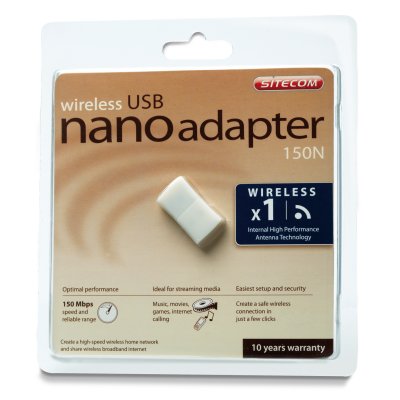 Sitecom Wl-353 Adaptador Wifi 150mbps Nano Usb